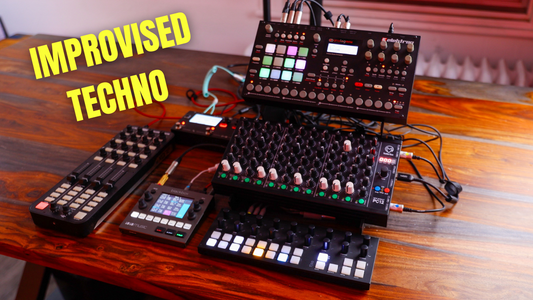 How to approach a DAWLESS Improvised Techno Set